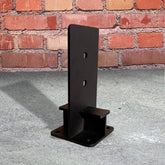 Heavy-Duty T-Bar Bolt-Down Post Support Bracket for 3" / 75mm Wood